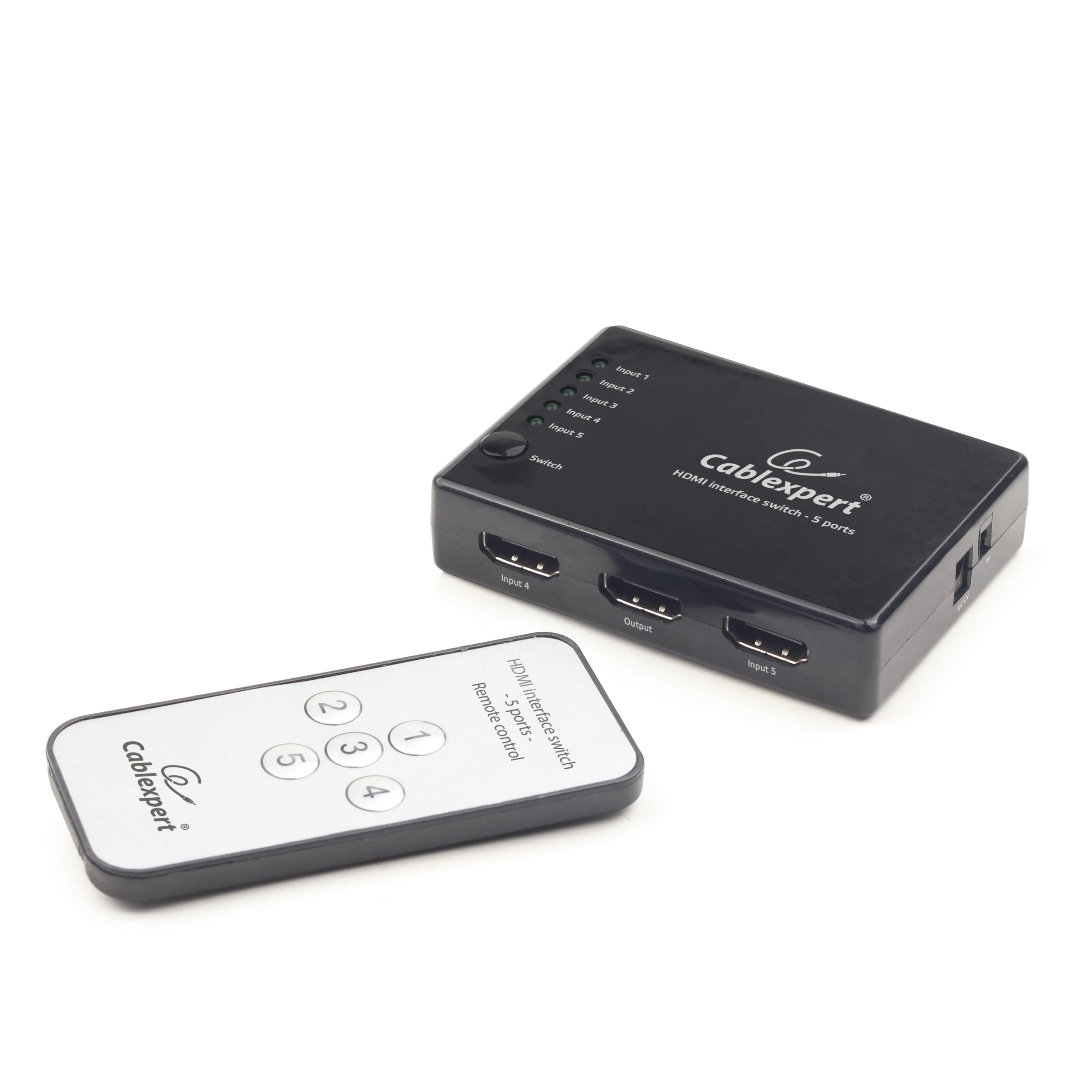 Gembird HDMI perjungėjas su nuotolinio valdymo pulteliu