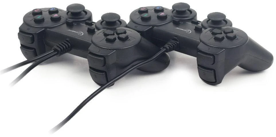 Gembird | Dvigubas USB dvigubos vibracijos žaidimų pultelis