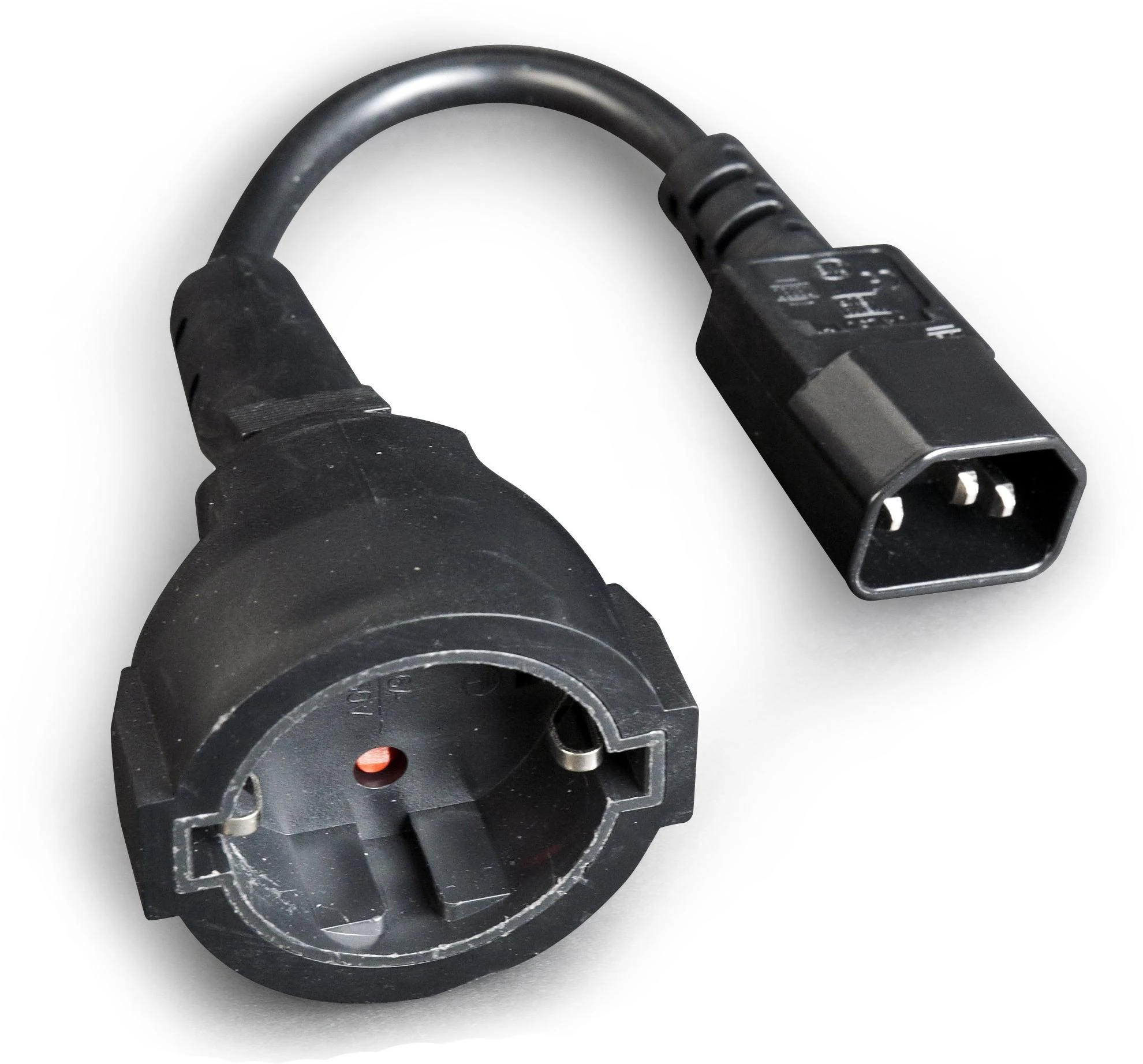 MicroConnect GEMBIRD PC-SFC14M-01 Gembird maitinimo adapterio laidas C14 vyriškas -> schuko moteriškas