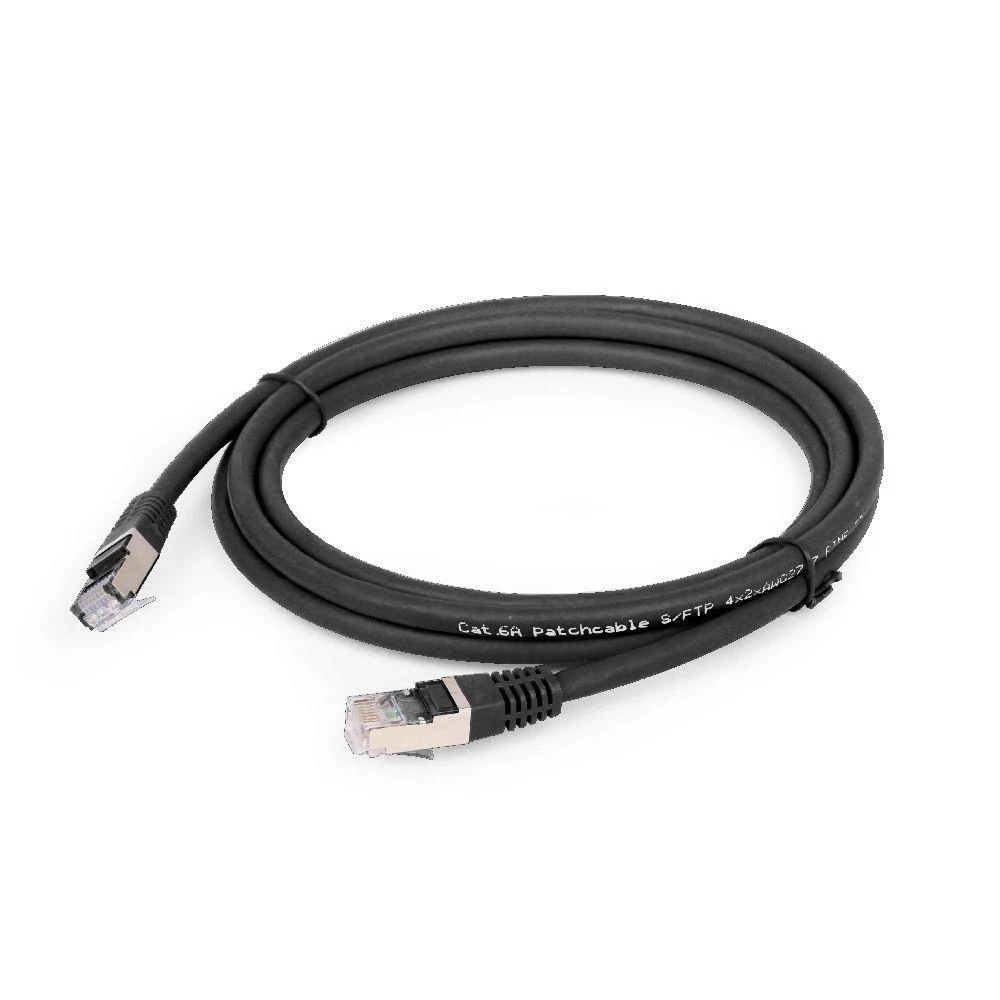 Gembird RJ45 - RJ45 SFTP LSZH kat.6A 1m juoda