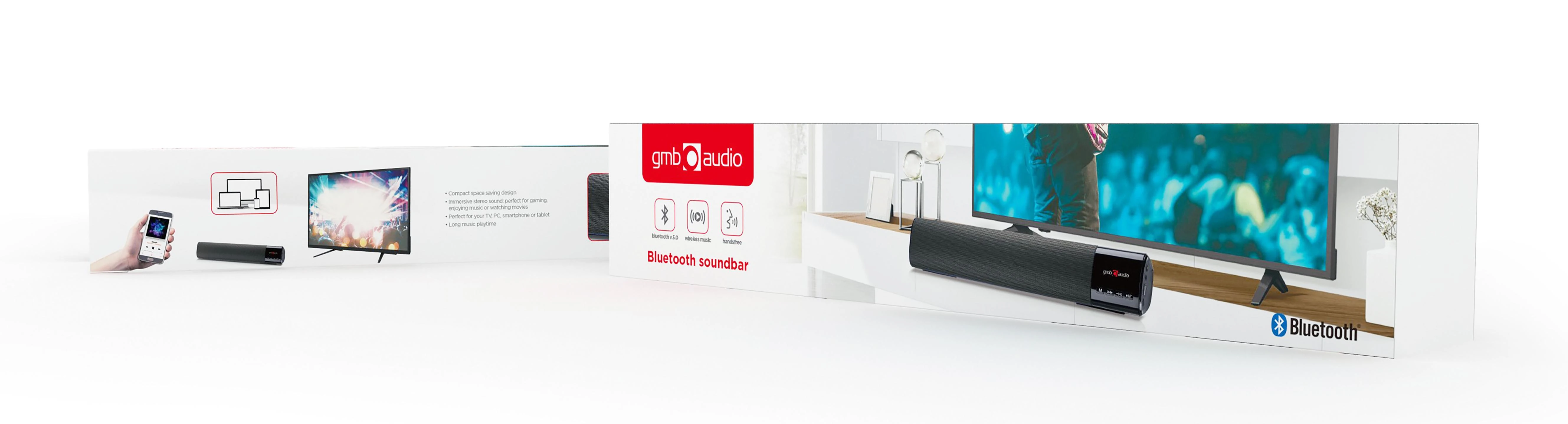 GEMBIRD Bluetooth soundbar juodas