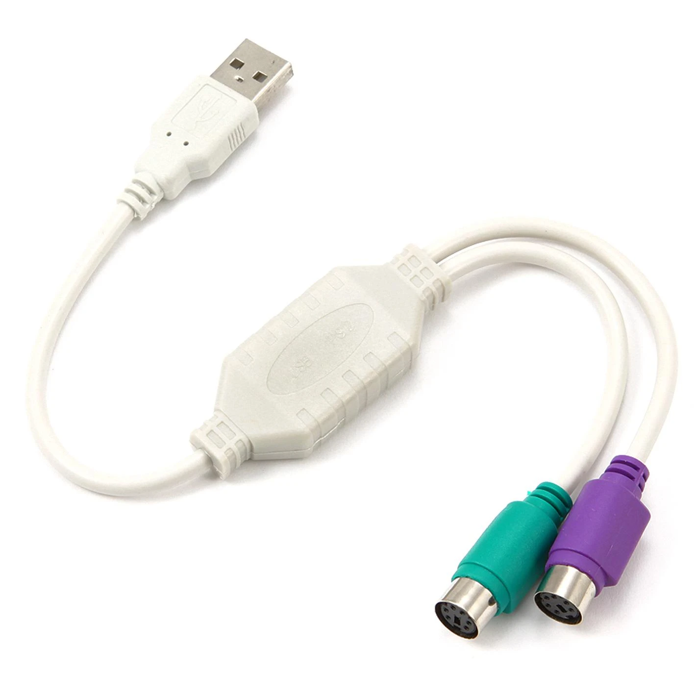 USB į dvigubą PS/2 adapterį
