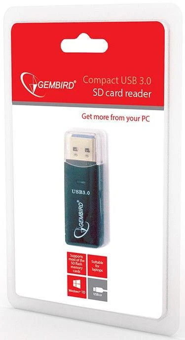 Gembird USB 3.0 skaitytuvas pakuotėje