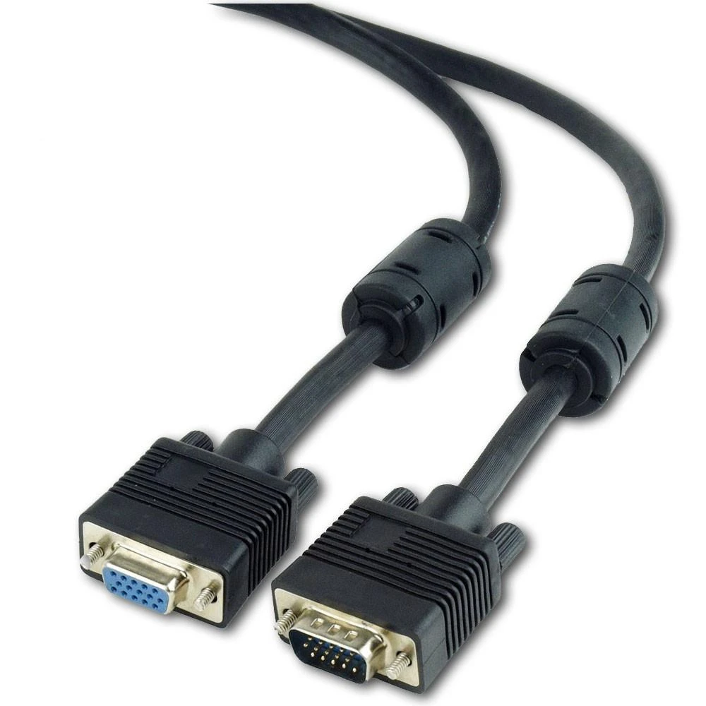 VGA prailginimo laidas su feritiniais filtrais