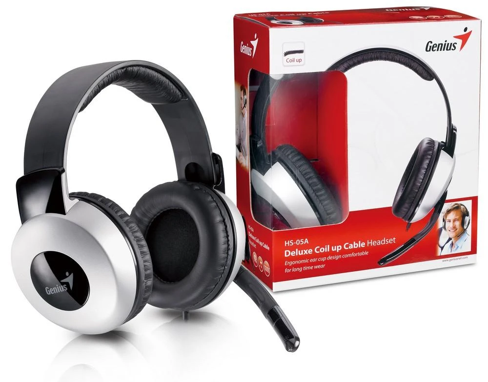 KYE 31710011100 Genius Ausinės HS-05A (su mikrofonu)