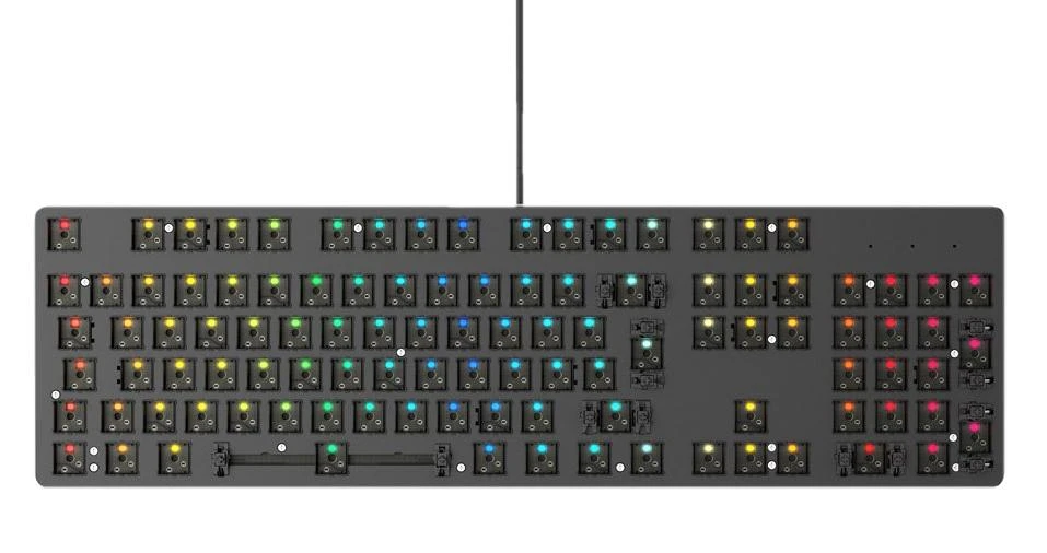 Glorious Klaviatūra Full Size GMMK-RGB-ISO International išdėstymas (be klavišų)