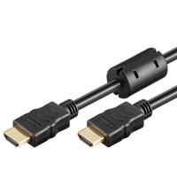 Goobay High Speed HDMI Cable With Ethernet (Ferrite) 31911 Black