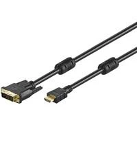 HDMI į DVI-D laidas su feritiniais filtrais