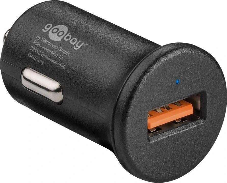 Goobay | Quick Charge QC3.0 USB automobilinis greitas įkroviklis | USB 2.0 Female (A tipas)