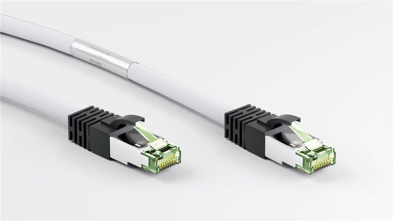 Goobay Goobay CAT 8.1 pleistras kabelis, S / FTP (PiMF), baltas, 25 m - LSZH be halogenų, varinis AWG 24 (55132)