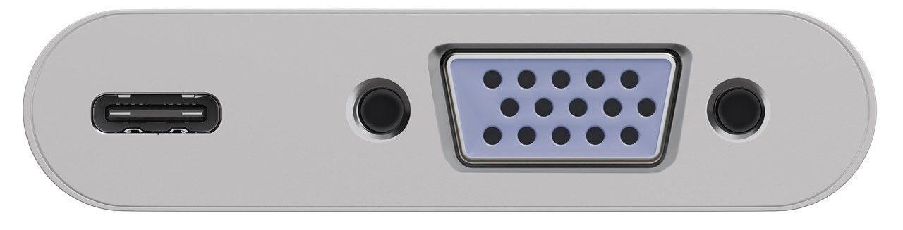 Goobay Universalus USB adapteris USB-C – VGA + USB-C Baltas (62107)
