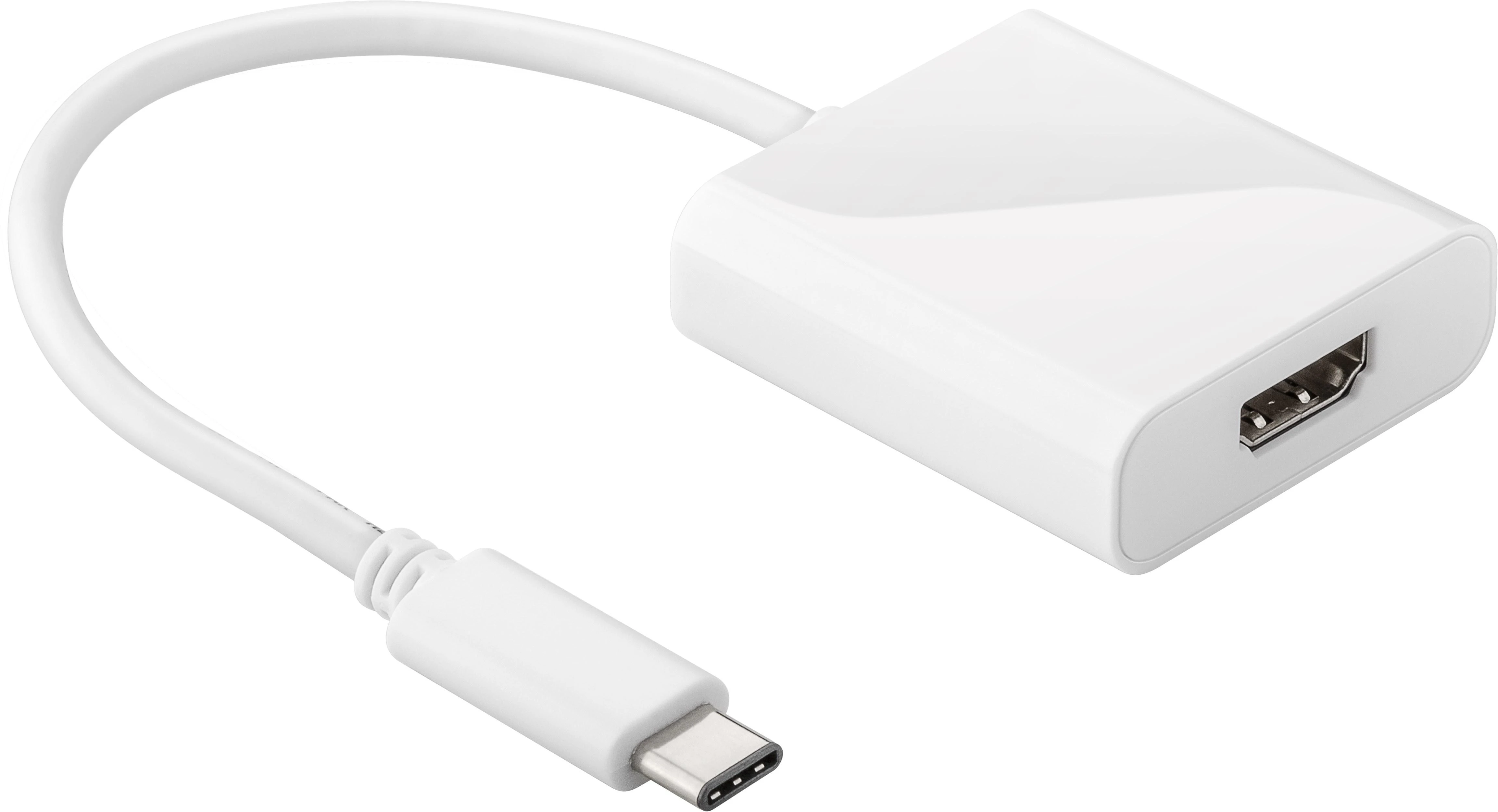 Goobay USB-C į HDMI adapteris, baltas