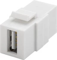 Goobay Apvalūs USB 2.0 moduliai – Keystone USB-A lizdas (79909)