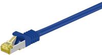 Goobay Patchcord Jungiamasis laidas S/FTP, Cat7, 15m, mėlynas (91646)
