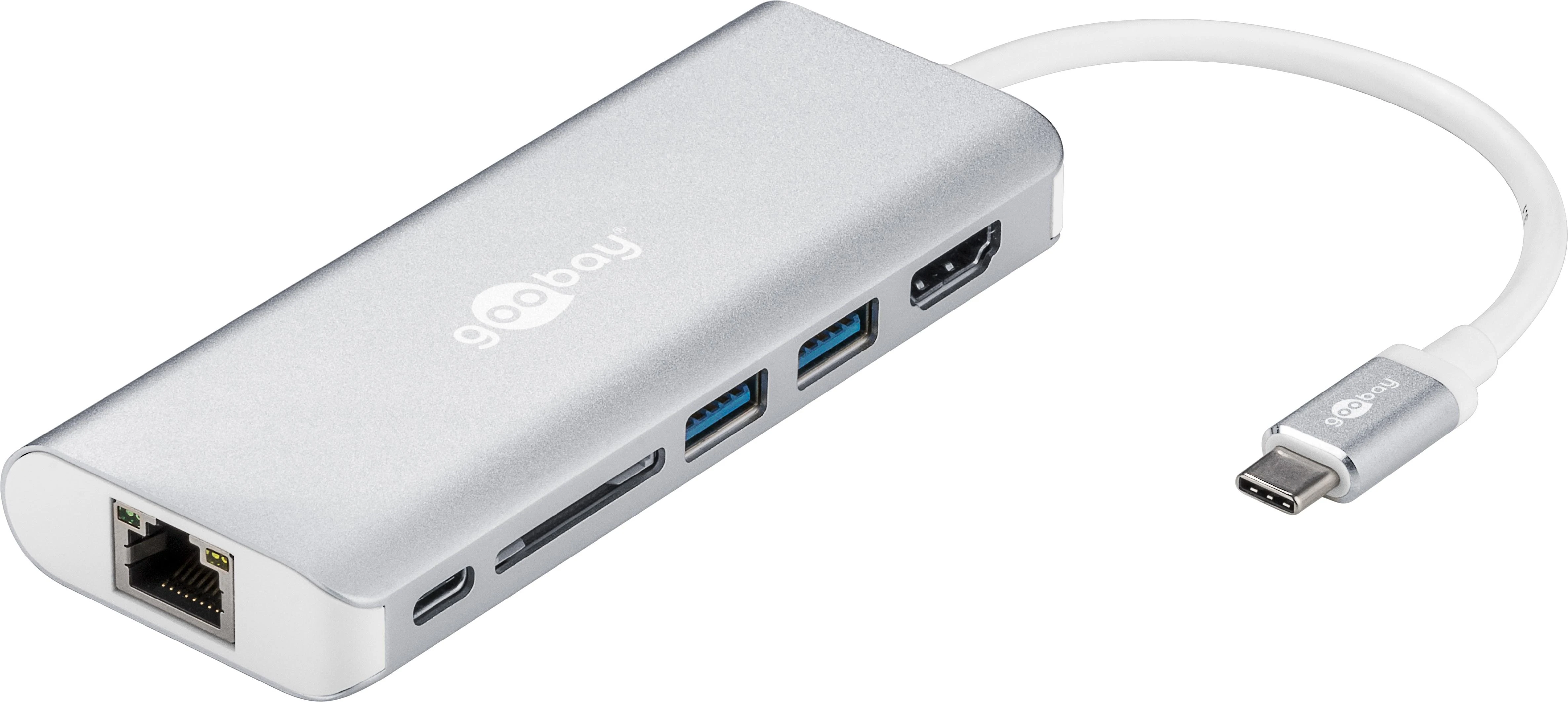 Goobay USB-C adapteris su daugybe jungčių