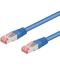 Goobay MicroConnect Patchcord CAT6, S/FTP, 3m, mėlyna (68269)