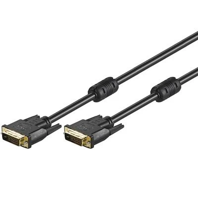Goobay DVI-D laidas su feritiniais filtrais