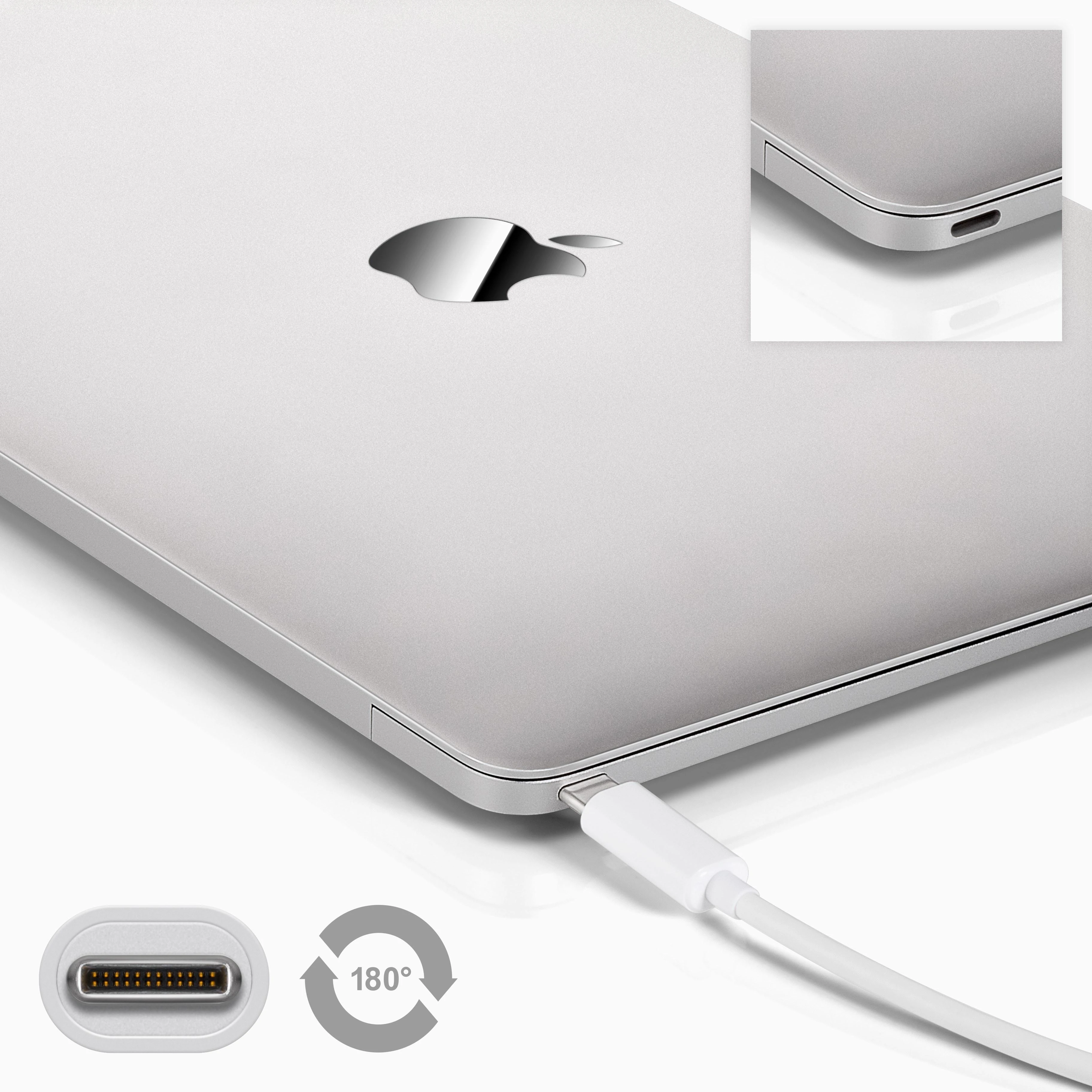 USB-C jungtis nešiojamojo kompiuterio prievade