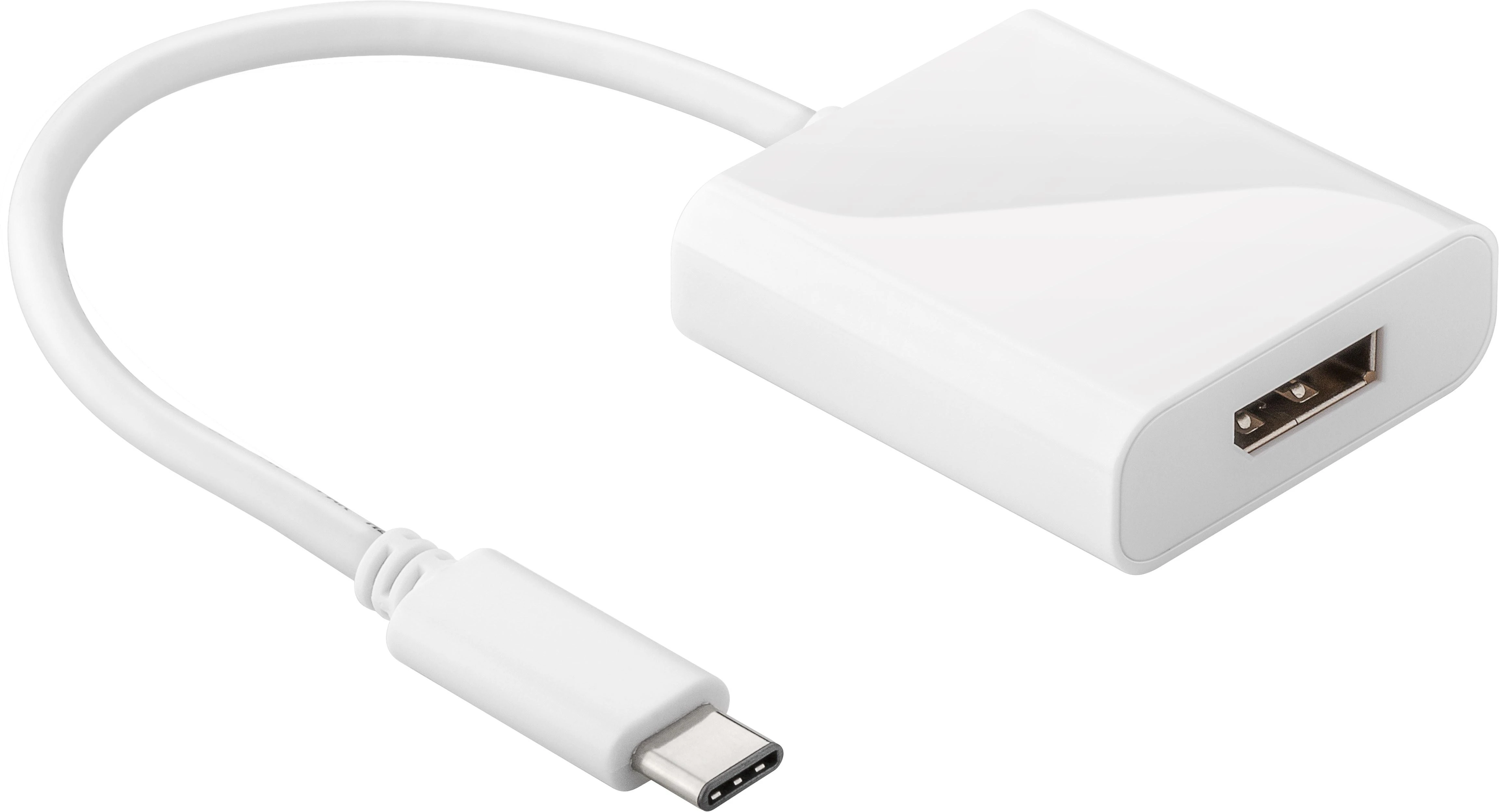 Goobay USB-C į DisplayPort adapteris, baltas