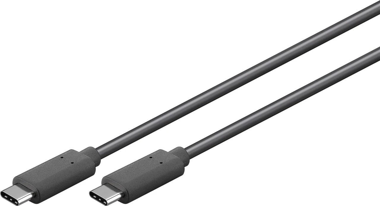 Goobay USB 3.1 kištukas (C tipas) > USB 3.1 kištukas (C tipas) [1,5 m juoda]