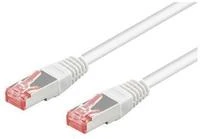 Goobay 1,5 m CAT 6 pataisų kabelis, S/FTP (PiMF), baltas