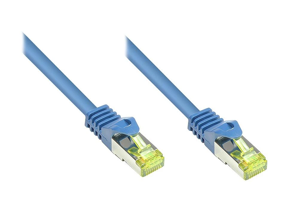 Good Connections Geri ryšiai Geri ryšiai Patchkabel mit Cat. 7 Rohkabel S/FTP blau 0,5m