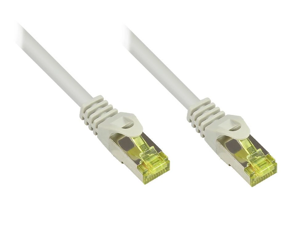 Good Connections Geri ryšiai Geri ryšiai Patchkabel mit Cat. 7 Rohkabel S/FTP grau 0,5m