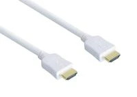 Good Connections Geros jungtys Didelės spartos HDMI kabelis 2m su Ethernet auksiniu kištuku baltas