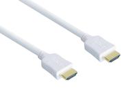 Good Connections Geros jungtys High Speed HDMI Kabelis 3m mit Ethernet auksinis Stecker balta