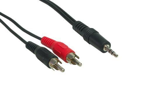 Good Connections Geros jungtys RCA laidai 1.5m kištukas - jack kištukas stereo juodas