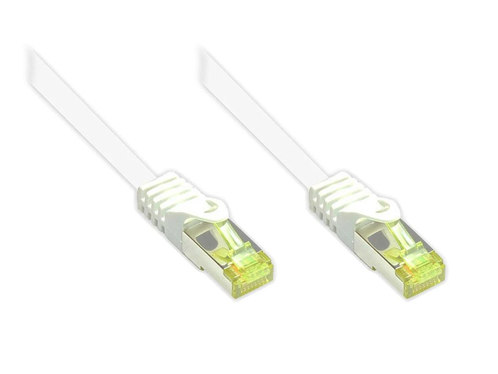 GoodConnections Geri ryšiai Patchkabel mit Cat. 7 Rohkabel S/FTP balta 20m