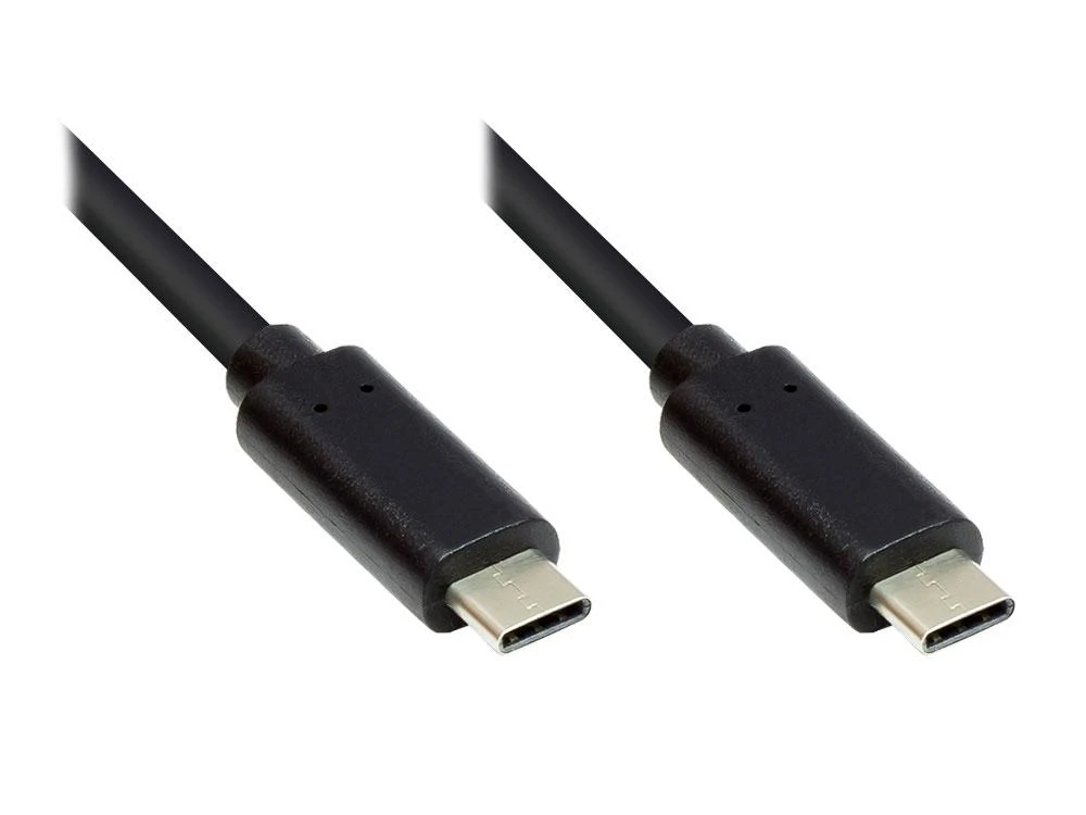 Good Connections Kabelis USB Alcasa USB-C - USB-C 2 m Juodas (GC-M0115)
