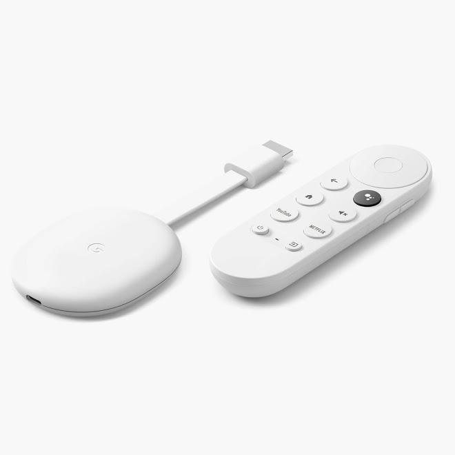 Transliacijos įrenginys Chromecast with Google TV, baltas | Varle.lt