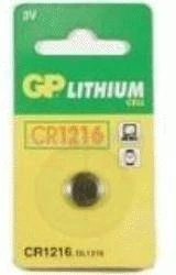 GP CR1216 ličio baterija pakuotėje