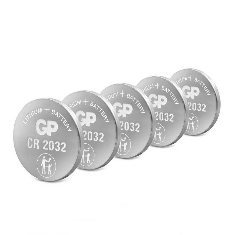 GP 3V CR2032 elementas, 5 vnt.