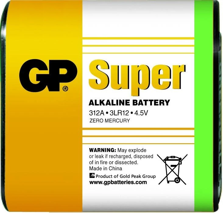 GP Super 4.5V šarminė baterija