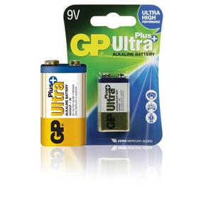 GP Bateria Ultra+ 9V Block 1 vnt.