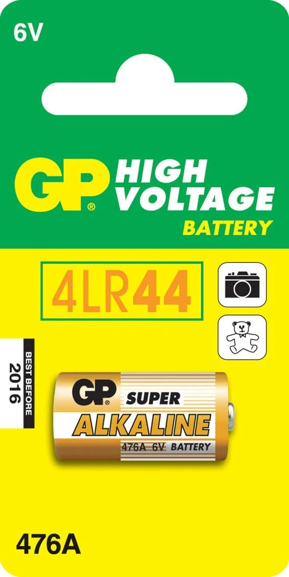 GP Battery 476A 4LR44 6V Alkaline Baterija 1 vnt.
