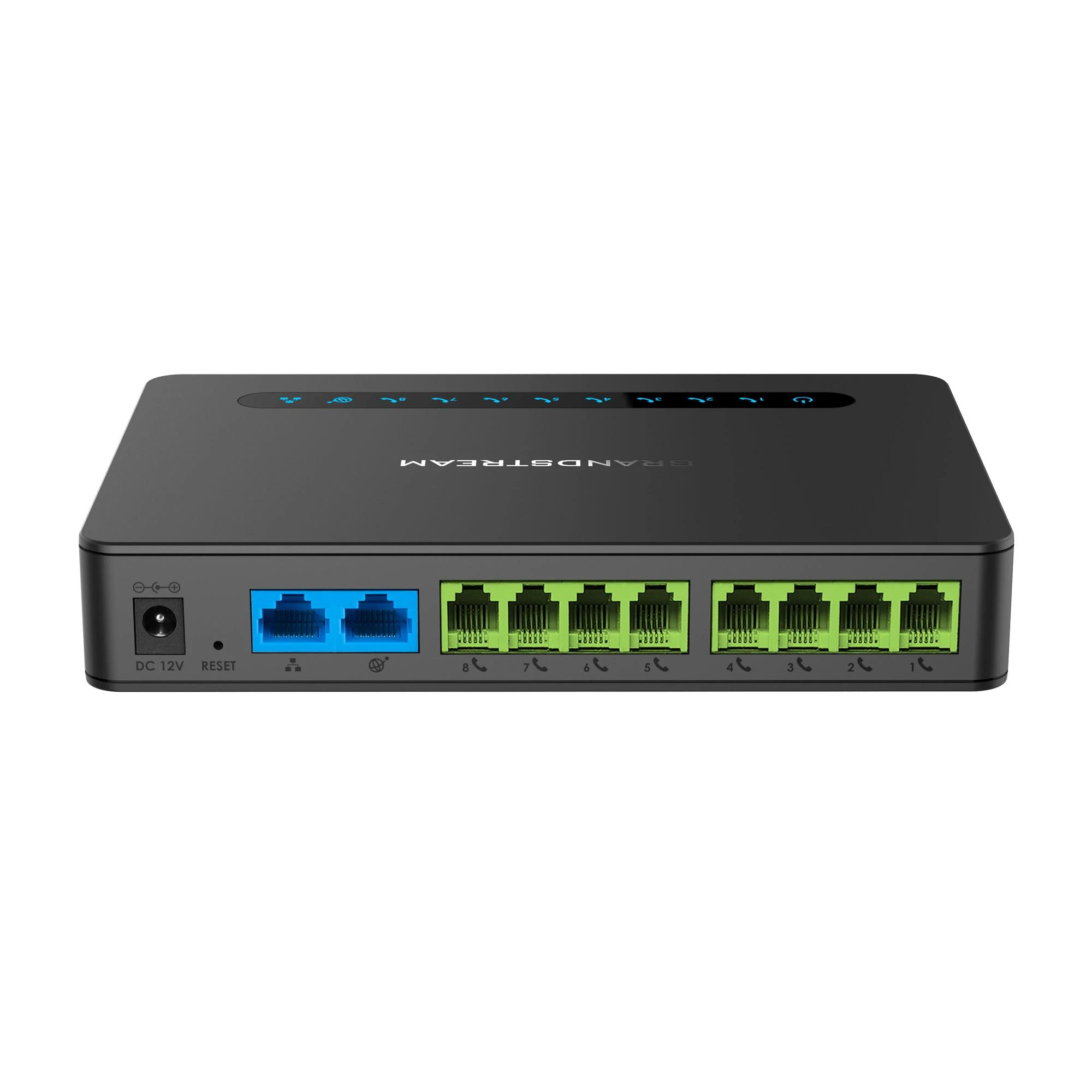 Grandstream HT818 jungčių panelė su aštuoniais FXS prievadais