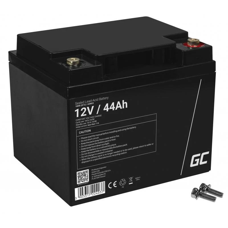 Batería Gel AGM 12V 20Ah de Green Cell: Recambio para Moto Eléctrica