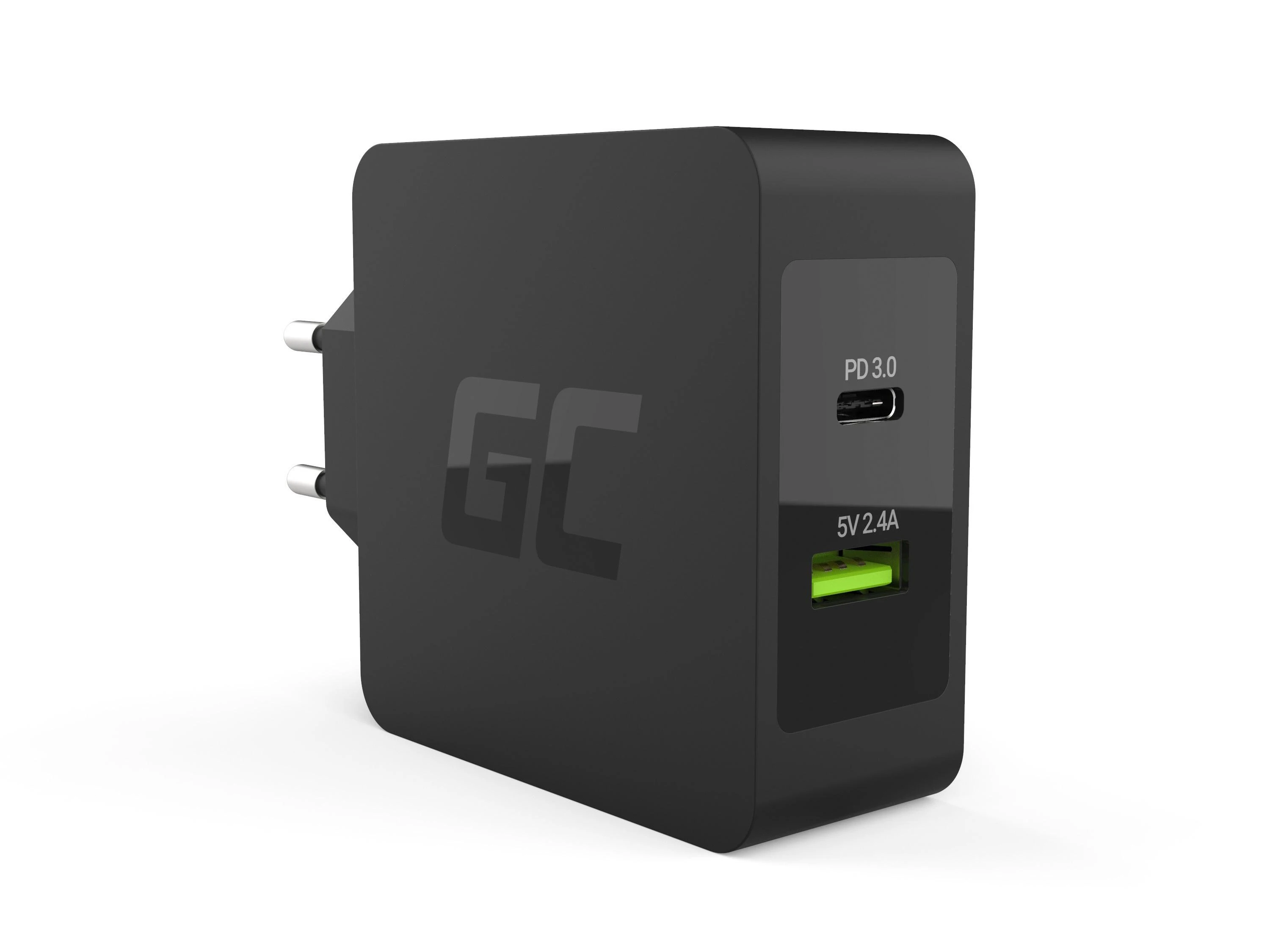 Asus Žalias Cell GREENCELL CHAR10 įkroviklis Žalias Cell USB-C 45W PD su USB-C laidu