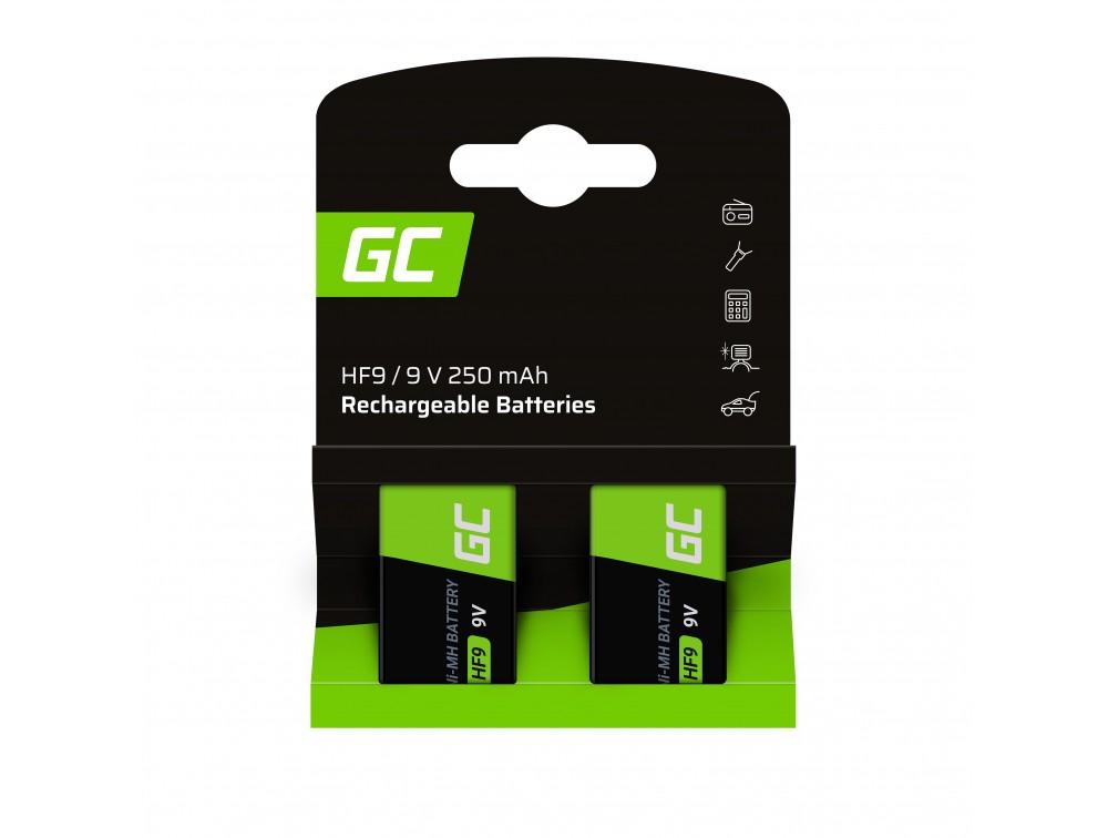 Green Cell Žalias Cell Rechargeable HF9-Baterija 250mAh