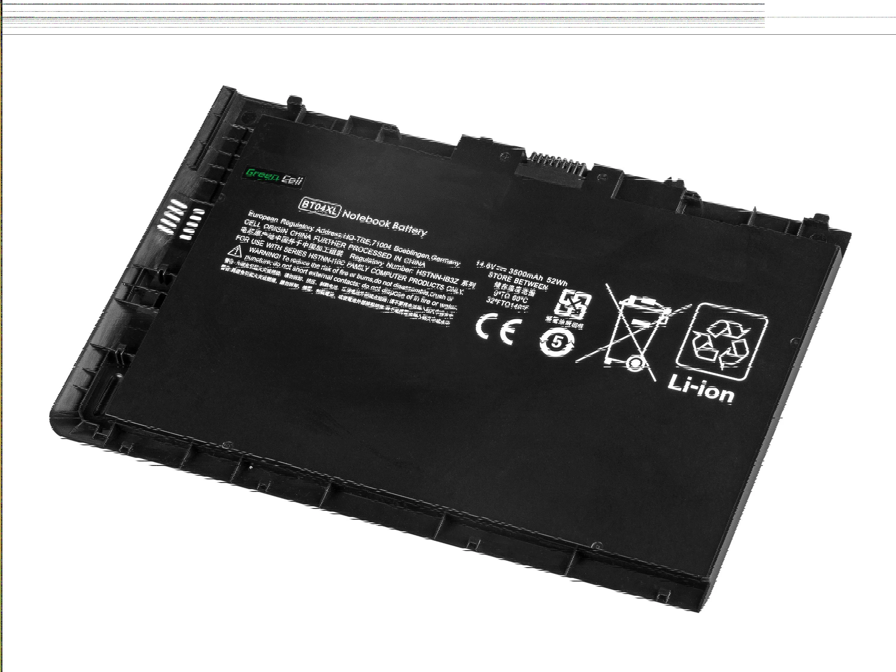 GREENCELL HP119 Baterija Žalias Cell BA06XL BT04XL skirta HP EliteBook Folio 9470m 9480m