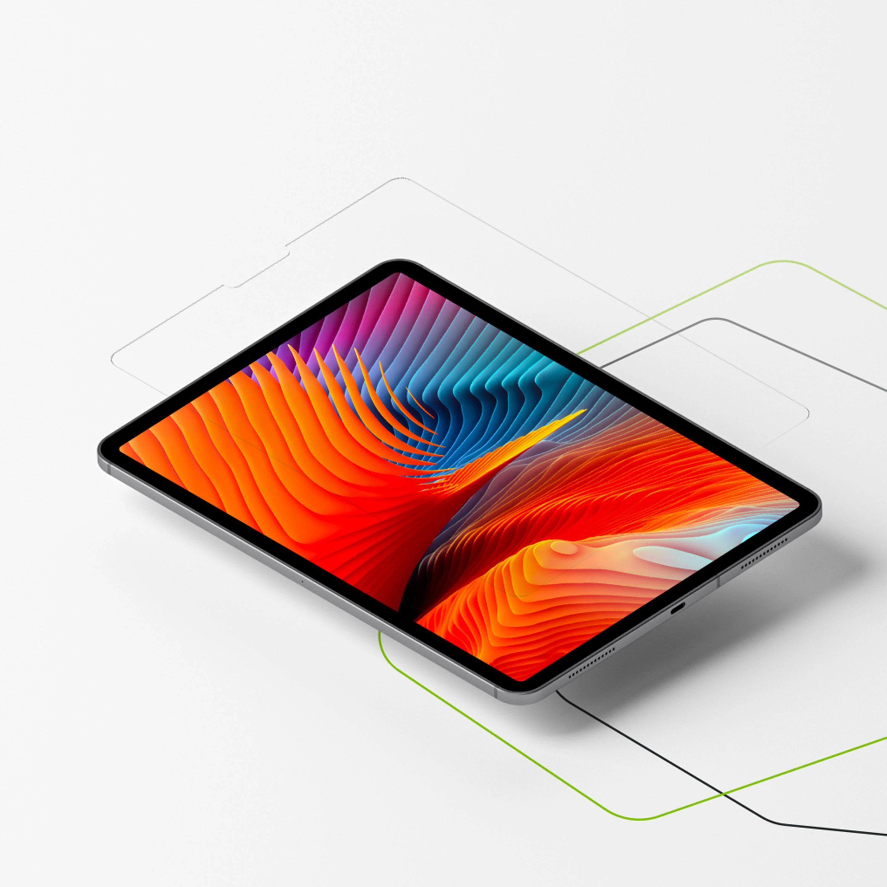 Oem Žalias Cell GREENCELL grūdintas stiklas GC Clarity, skirtas Apple iPhone 12 Pro Max 6.7