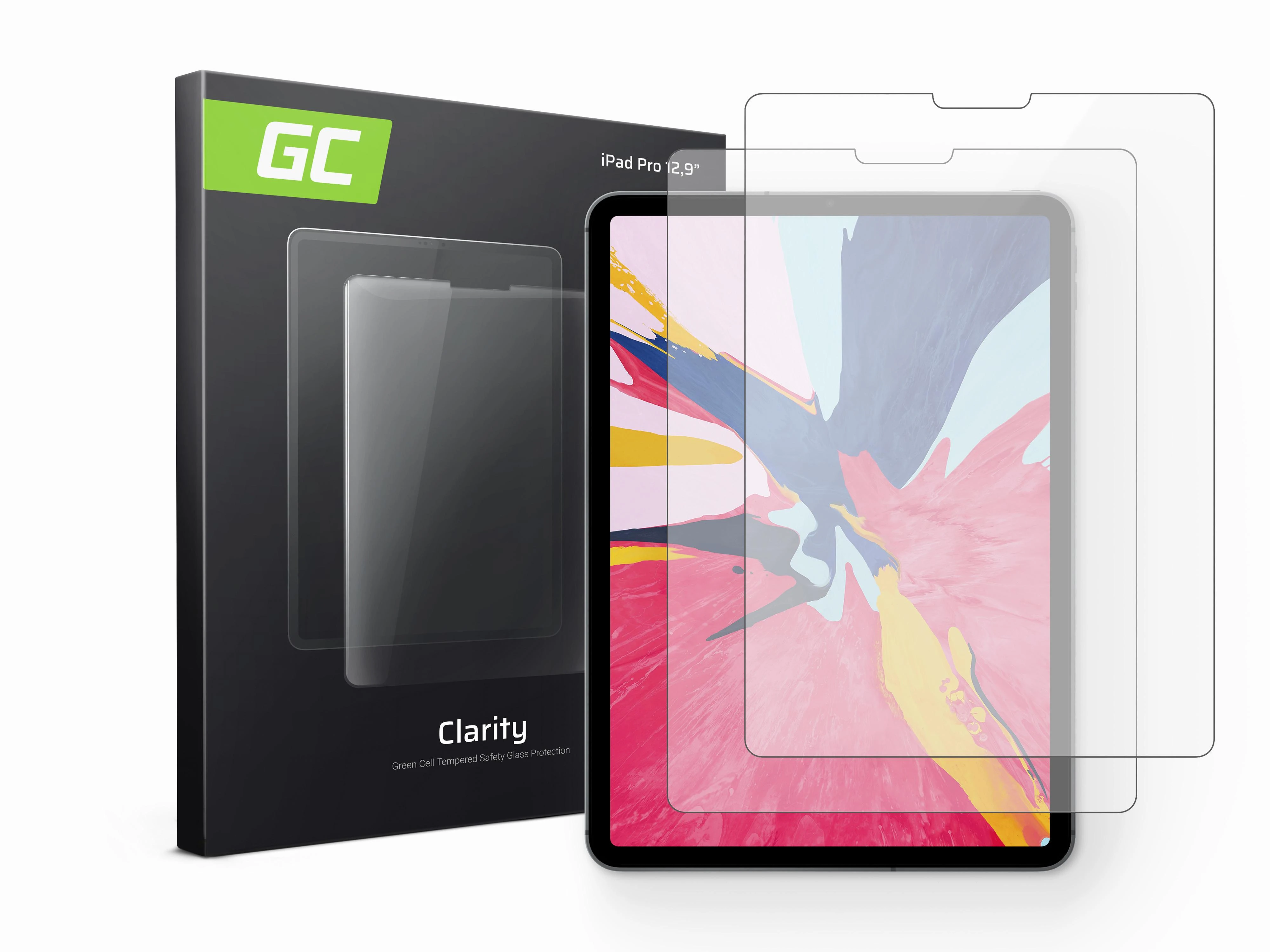 Oem 2x GC Clarity ekrano apsauga, skirta Apple iPad Pro 12.9 (2018/2020)