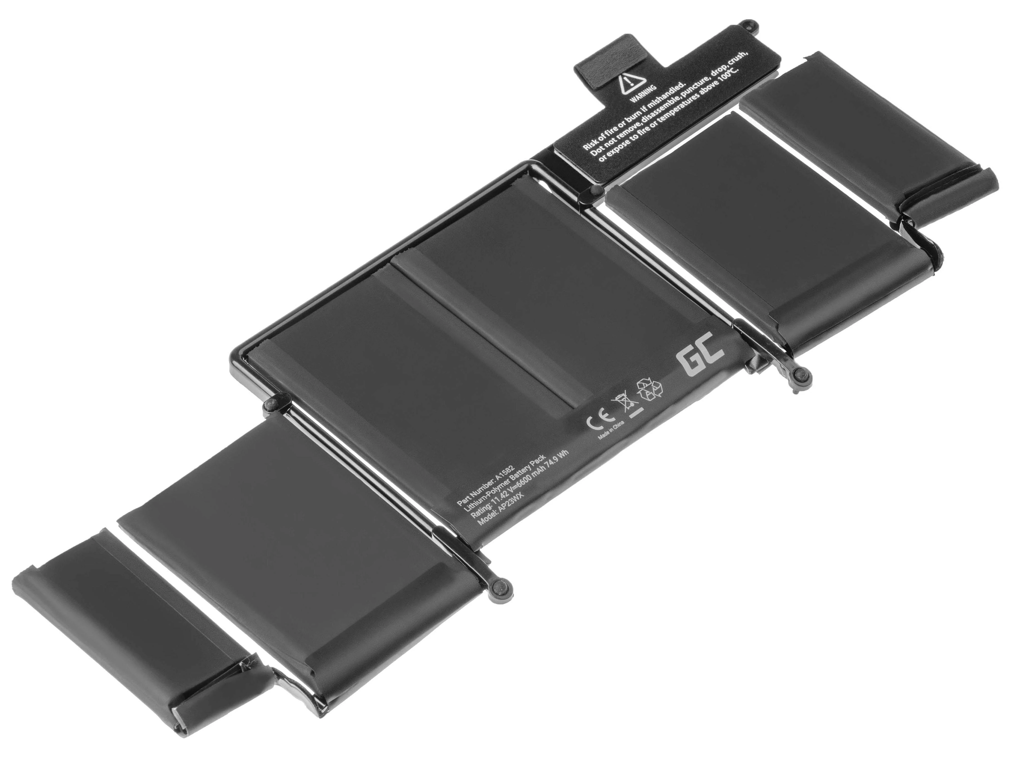 Green Cell Žalias Cell GREENCELL Baterija, skirta MacBook Pro 13 colių 6400 mAh 11,42 V 74,9 Wh