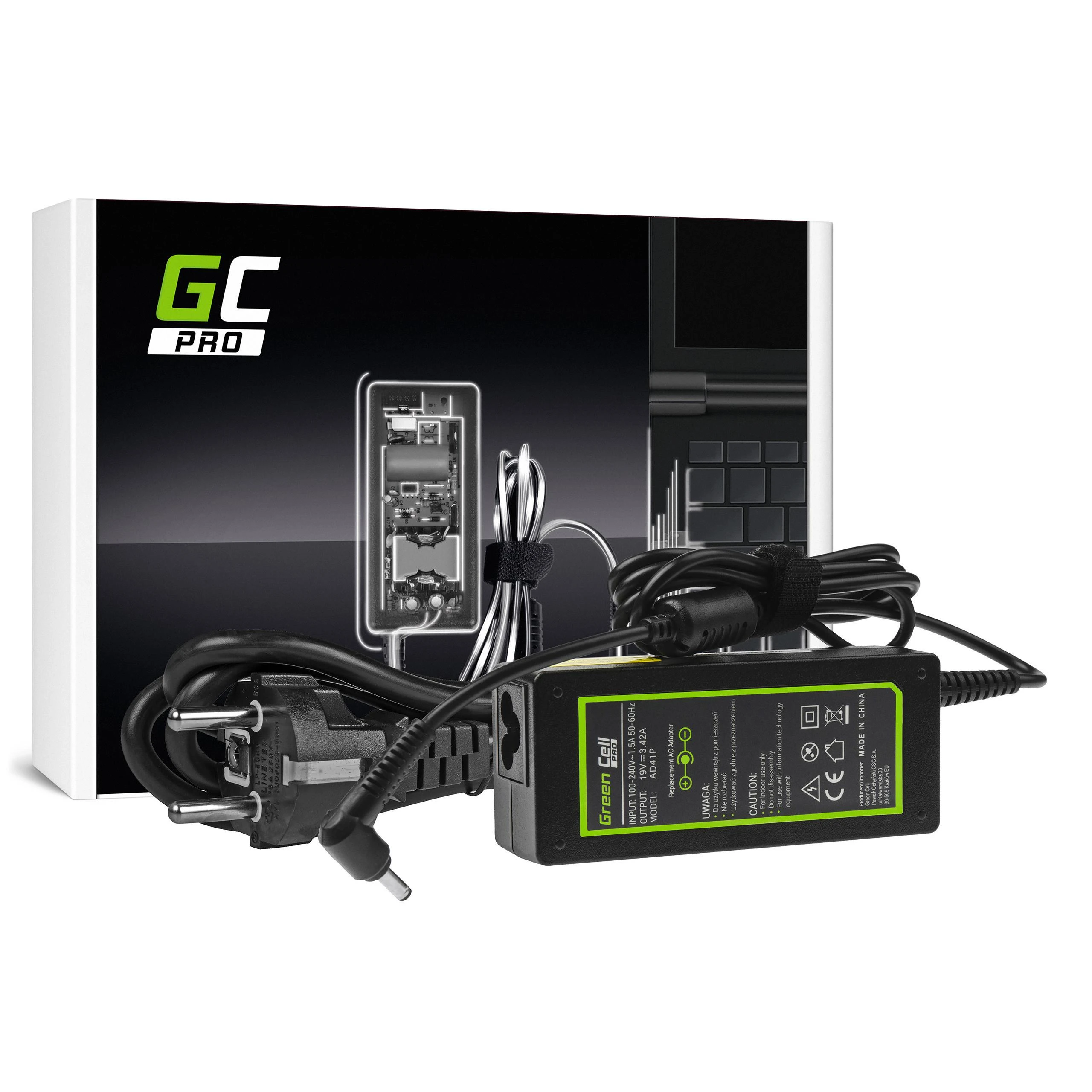 Greencell AD41P įkroviklis su pakuote