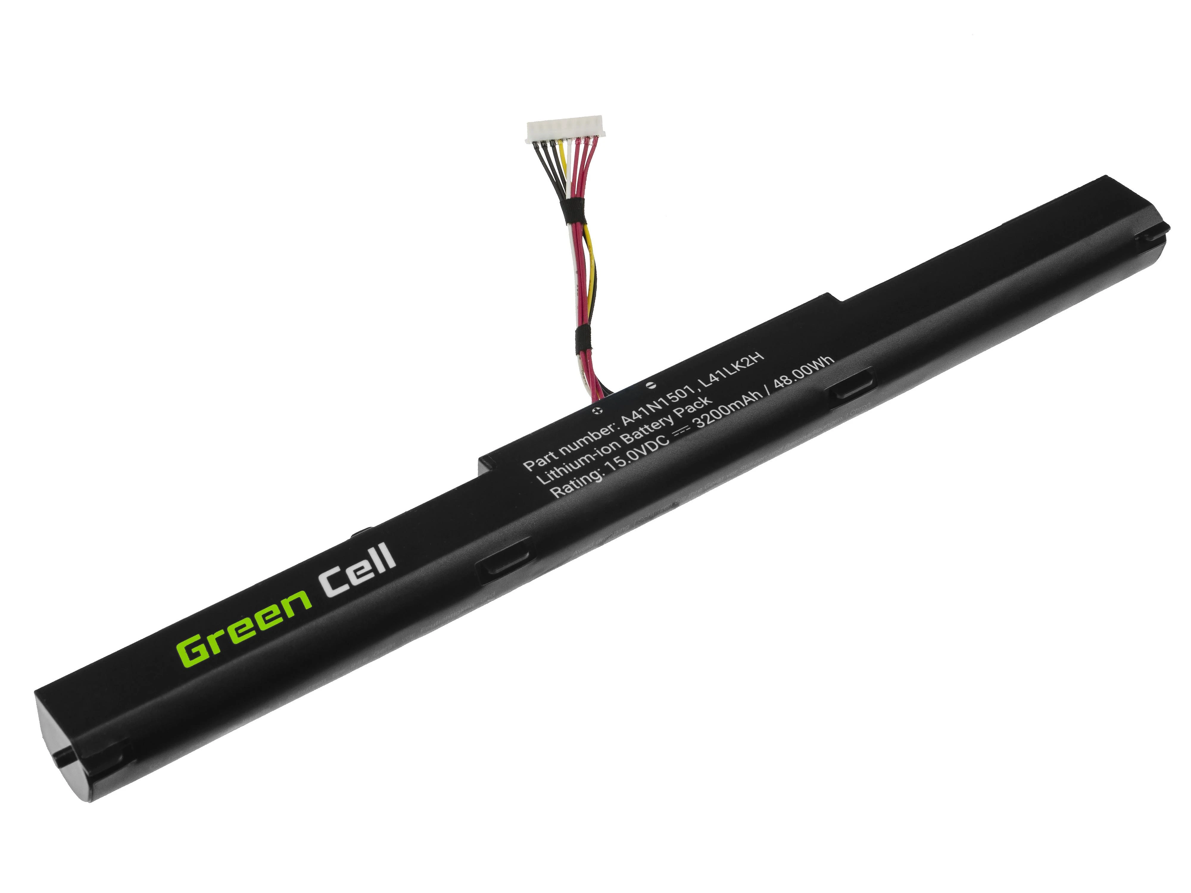 GREENCELL baterija, skirta Asus A41N1501 15V 3200 mAh