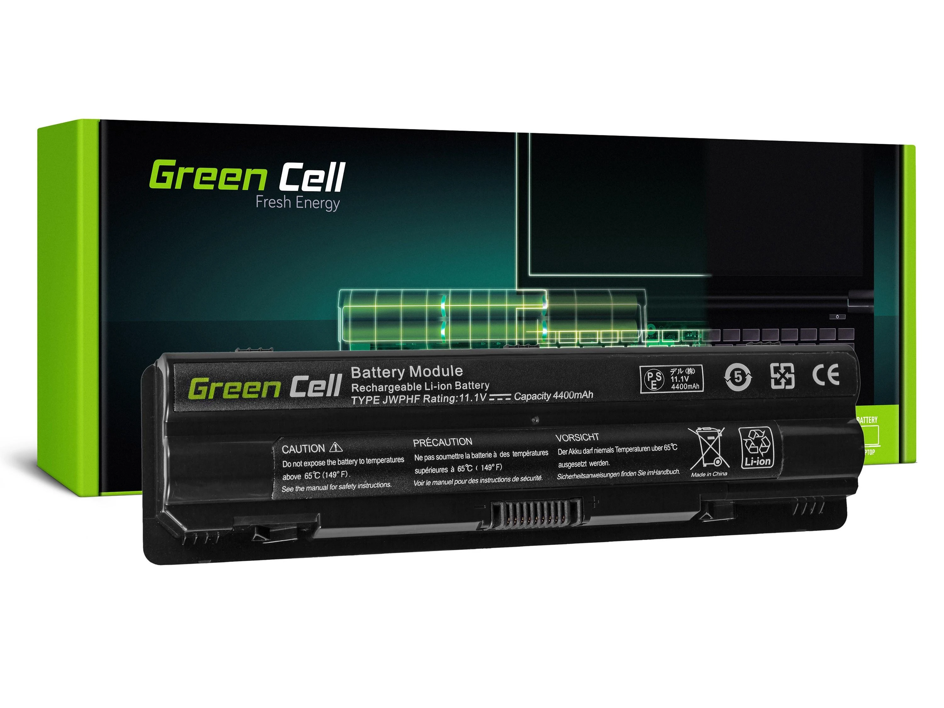 Green Cell DE39 nešiojamojo kompiuterio baterija
