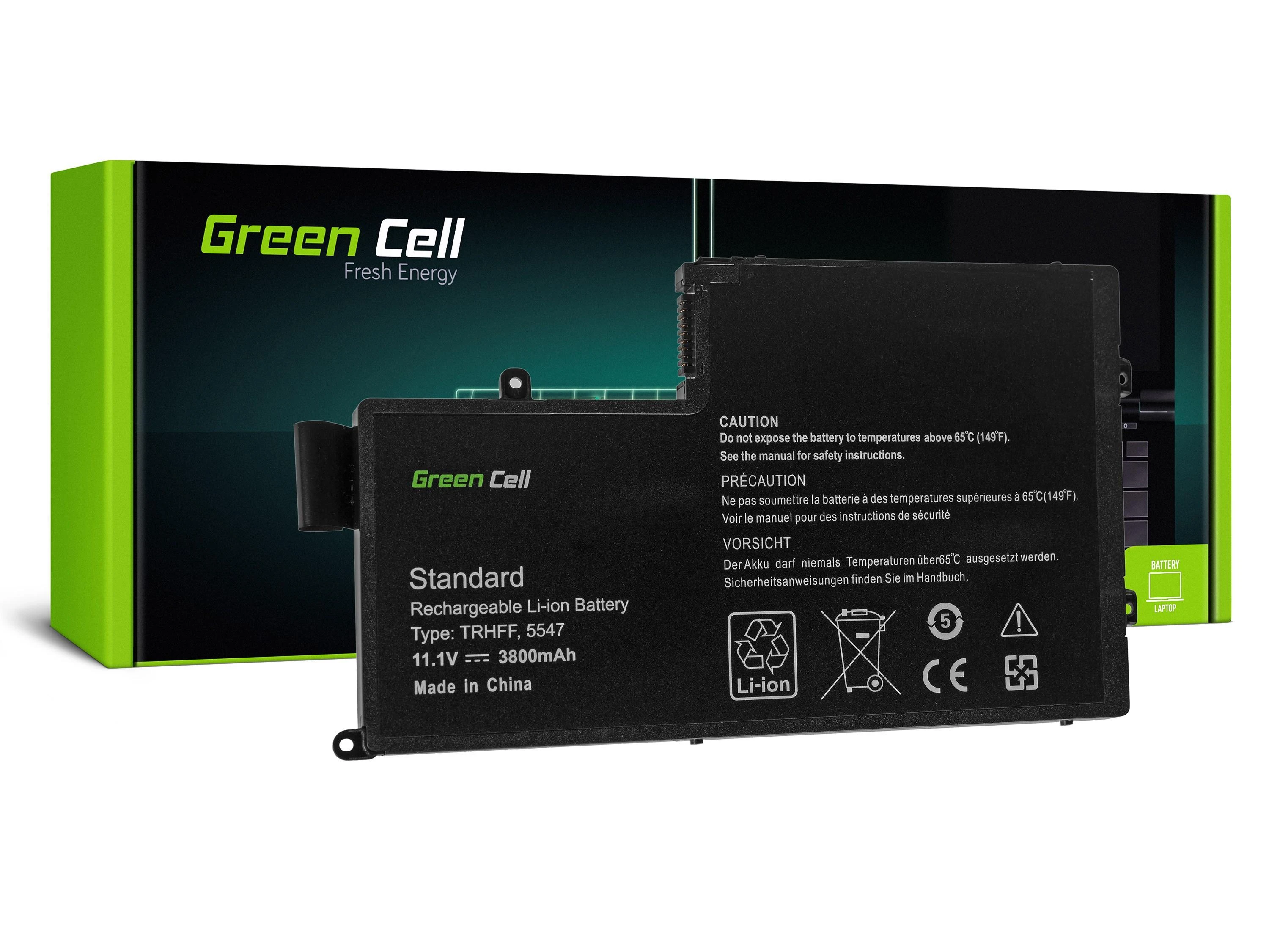 Green Cell Žalias Cell GREENCELL DE83 Baterija Žalias Cell TRHFF, skirta Dell Inspiron 15 5542 5543 5545 5547 5548 Latitude